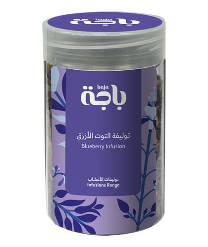 شاي التوت الأزرق