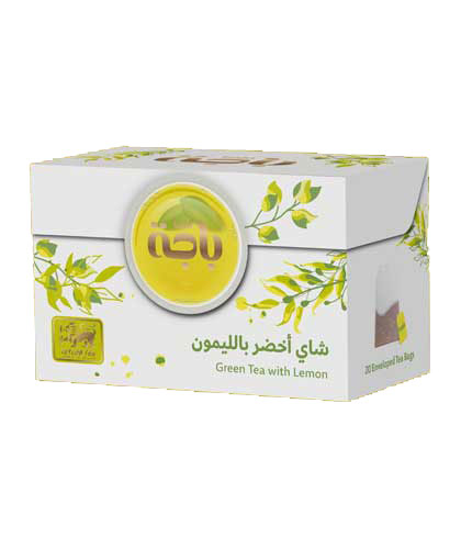 شاي أخضر بالليمون 